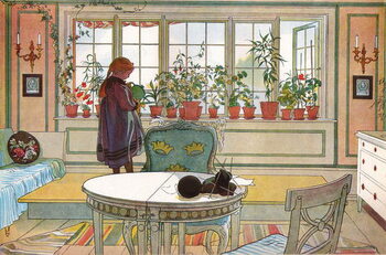 Reprodução do quadro Flowers on the Windowsill, 1895