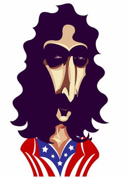 Reprodução do quadro Frank Zappa, by Neale Osborne