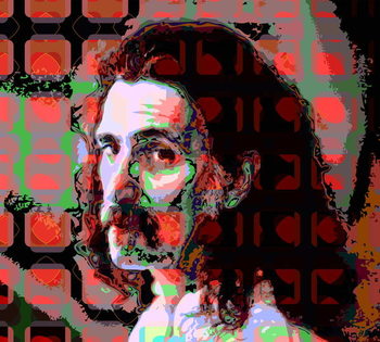 Reprodução do quadro Frank Zappa