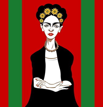 Reprodução do quadro Frida Kahlo, 2018
