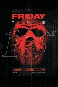Art Poster Friday 13th - Mask