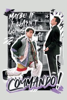 Art Poster Friends - Commando!