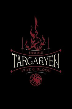 Taidejuliste Game of Thrones - House of Targaryen