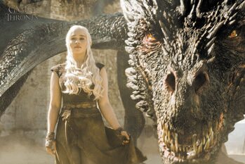 Taidejuliste Game of Thrones - Mother of Dragons