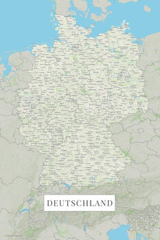 Kartta Germany color