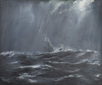 Reprodução do quadro Gneisenau in a Storm North Sea 1940, 2006,