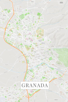 Map Granada color