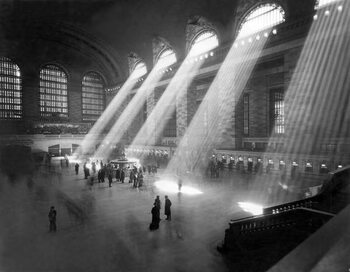 Fine Art Print Grand Central Station Sunbeams