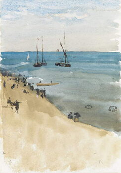 Reprodução do quadro Green and Silver -- The Bright Sea, Dieppe