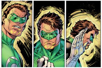 Taidejuliste Green Lantern Comics
