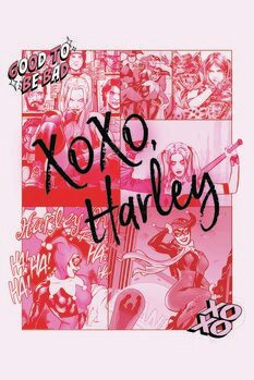 Impressão de arte Harley Quinn - XoXo