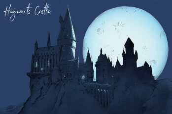 Impressão de arte Harry Potter - Hogwarts Castlle