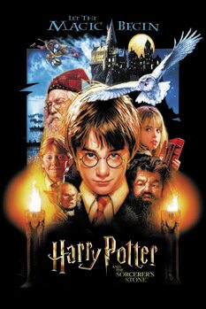 Art Poster Harry Potter - Let the magic begin