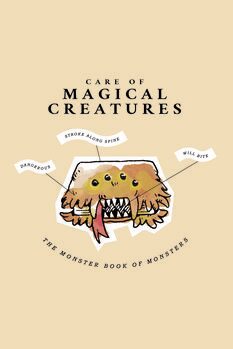 Impressão de arte Harry Potter - Magical Creatures