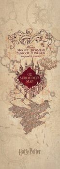 Taidejuliste Harry Potter - Marauderin kartta