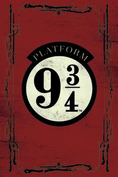 Taidejuliste Harry Potter - Platform 9 3/4