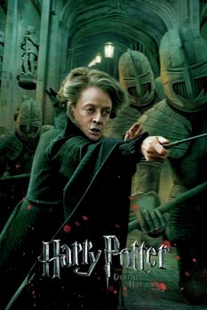 Impressão de arte Harry Potter - Professor McGonagall
