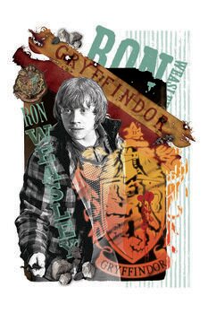 Art Poster Harry Potter - Ron Weasley