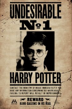 Art Poster Harry Potter - Undesirable No 1