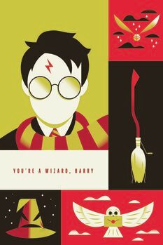 Impressão de arte Harry Potter - You are a wizard