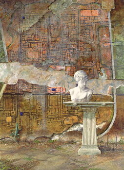 Reprodução do quadro Herculaneum Site Plan, 1994
