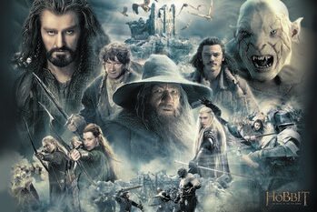 Art Poster Hobbit - The Battle Of The Five Armies Scene