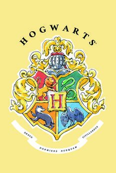 Impressão de arte Hogwarts Emblem