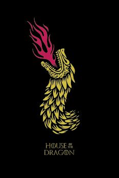 Impressão de arte House of Dragon - Dragon's Fire