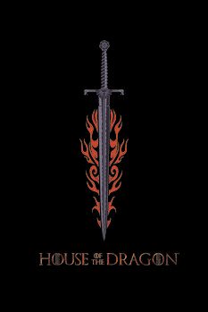 Taidejuliste House of Dragon - Fire Sword