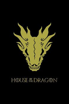 Impressão de arte House of Dragon - Golden Dragon