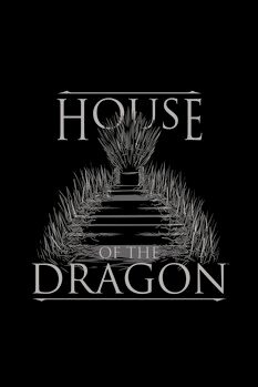 Art Poster House of Dragon - Iron Throne