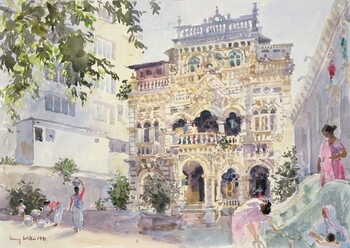 Reprodução do quadro House on the Hill, Bombay, 1991