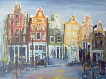 Reprodução do quadro Houses of Amsterdam, 1999