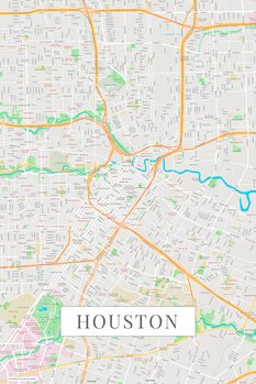 Map Houston color