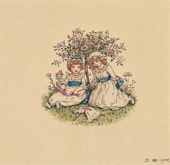 Fine Art Print Illustration for 'St. Valentines Day' 1902