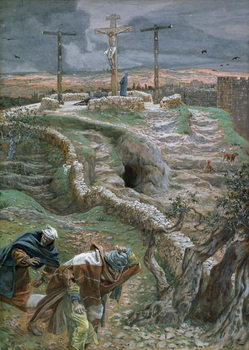 Reprodução do quadro Jesus Alone on the Cross