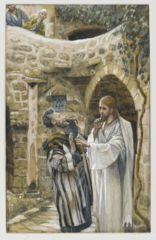 Taidejuliste Jesus Heals a Mute Possessed Man