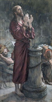 Reprodução do quadro Jesus in Prison
