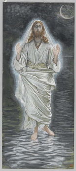 Reprodução do quadro Jesus Walks on the Sea