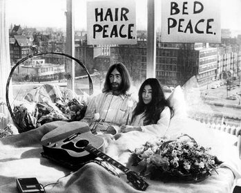 Reprodução do quadro John Lennon and Yoko Ono
