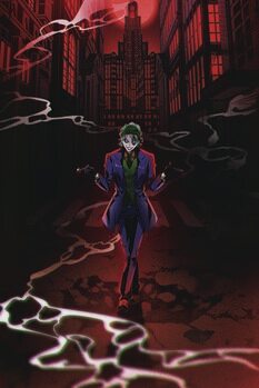 Art Poster Joker - Red Lights