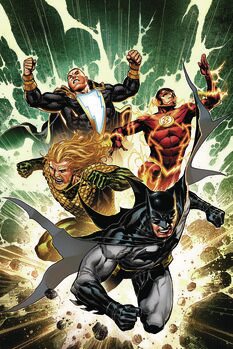 Taidejuliste Justice League - Fighting Four