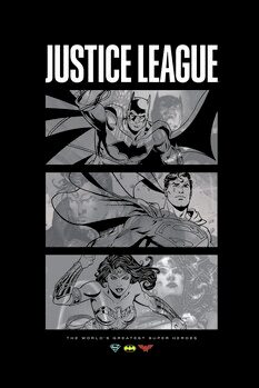 Art Poster Justice League - Greatest super heroes