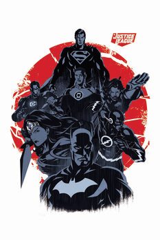 Impressão de arte Justice League - Immersive army