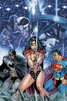 Art Poster Justice League - Infinite crisis