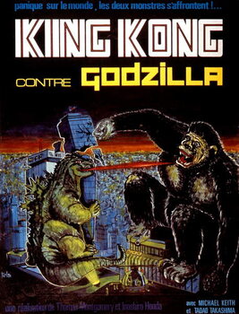 Fine Art Print King-Kong vs Godzilla, 1963