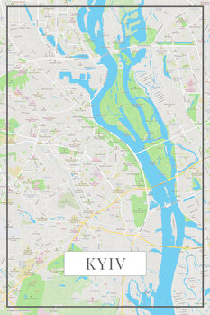 Map Kyiv color