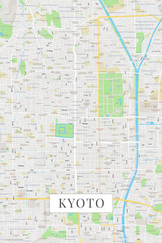 Map Kyoto color