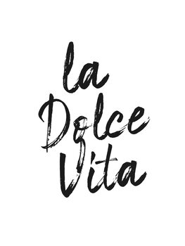 Illustration La dolce vita