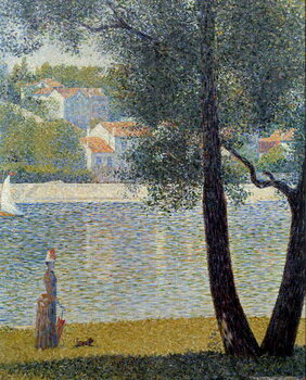 Fine Art Print La Seine a Courbevoie, 1885